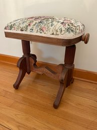 Victorian Piano Stool Upholstered