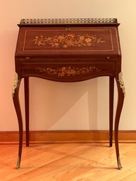 Marquetry Inlaid Ladies Writing Desk