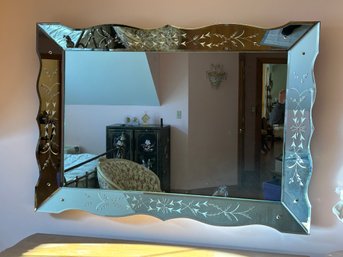 Large Venetian Glass Mirror