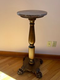 Vintage Style Marble Top Pedestal
