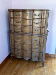Highboy French Provincial Style White Furniture Company Dresser