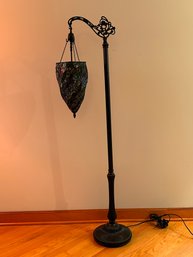 Victorian Style Stained Glass Floor Lamp