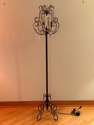 Crystal Chandelier Style Floor Lamp