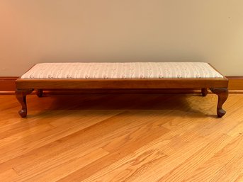 Unusual Queen Anne Style Foot Stool Bench