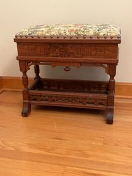 Victorian Stool With Storage