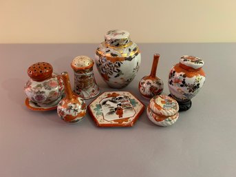 8 Pcs Asian Style Porcelain