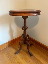 Victorian Walnut Candle Stand