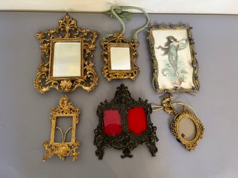 Six Iron And Brass Frames