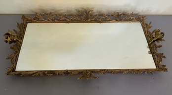 Brass Tray With Mirror