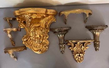 Eight Gold Shelves, Mostly Composition