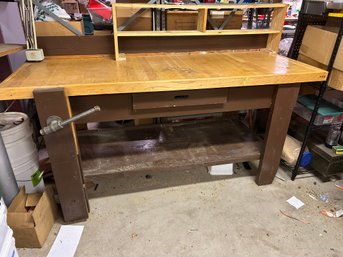 Custom Made Workbench With Drawer