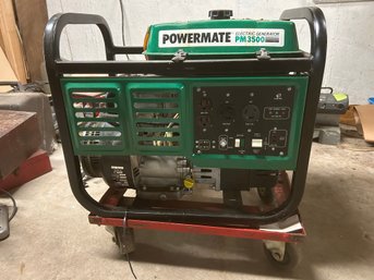 Coleman PowerMate Generator Electric Generator PM 3500