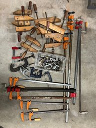 Lot Of Vintage And Modern Clamps