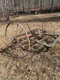 Antique Farm Equipment Hay Rake