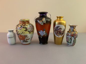 Five Porcelain Vases