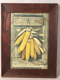 Antique PrintAntique Print Alfred Montgomery, Corn Hanging From Door.