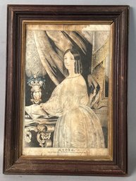 Antique Print By Sowle And Shaw Agnes