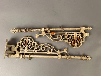 Pair Vintage Curtain Rods