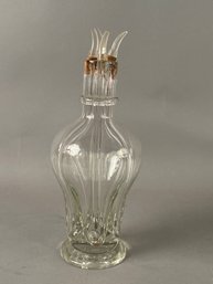 Vintage 4 Part Liquor Bottle