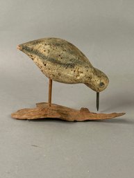 Antique Folkart Carved Bird