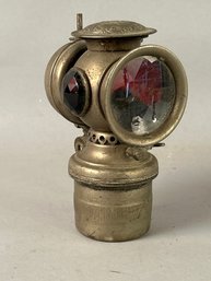 Rare Antique Solar Bicycle Or Motorcycle Lantern 1899 Patent