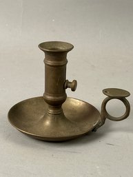 Antique Brass Chamber Stick