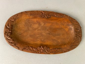 Hand Carved Oval Platter