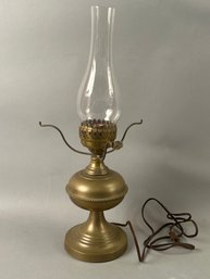 Vintage Brass Lamp. Antique Style.