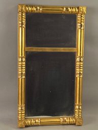 Antique Mirror Turned Columns And Rosettes