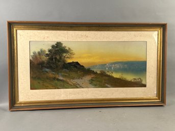 Edward T Gibbs Landscape Pastel