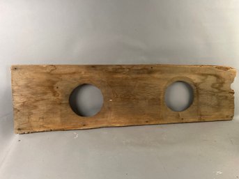 Antique Two Hole Outhouse Seat.