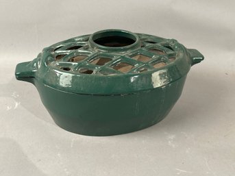 Enameled, Cast Iron Woodstove Humidifier Small