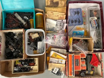 Lot Train Parts And Pieces Lionel, AmFlyer, Etc