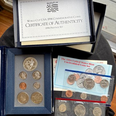 1994 World Cup Prestige & Set Of 1994 Uncirculated Coin Set #1419 ...