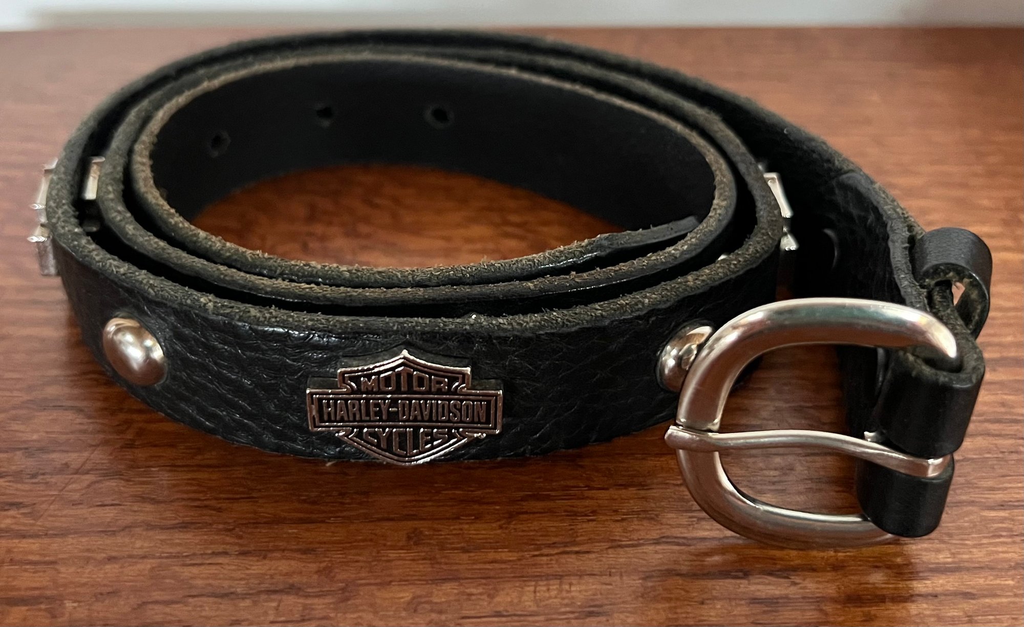 Vintage / rare Harley Davidson genuine leather belt size 34. Harley-Davidson Men main image 3