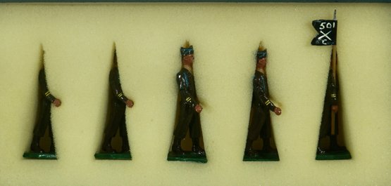 105- Martin Ritchie Military Miniatures Paratroopers W/ Guidon MIB ...