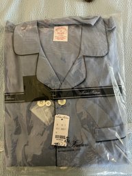 Mens New Brooks Brother Blue Pajama Set Size M - 114br1