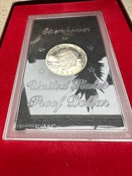 1971 Eisenhower US Proof Dollar Coin In Original Case And Box - 28