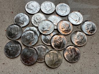 Twenty One (21) 1964 Kennedy Half Dollars Uncirculated - 20