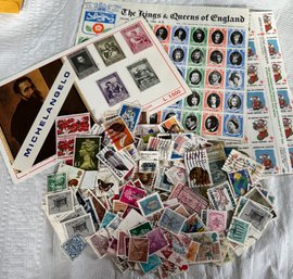 Mixed Stamp Lot Plus Extras - 76