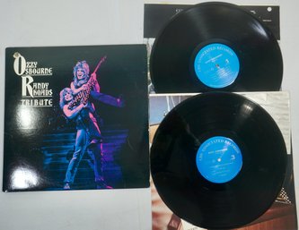 13- OZZY OSBOURNE Randy Rhoads TRIBUTE LP 1987 OG SLEEVES Vinyl CBS RECORDS VG