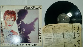 9- David Bowie Scary Monsters 1980 , RCA PL 13647 - F - G