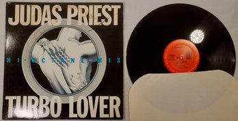 58- PROMO- Judas Priest - Turbo Lover (Hi Octaine Mix) 12' Columbia 1986- NM