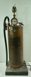 123- 1940's Phister Fire Extinguisher NY, NH, HRR- 27' T