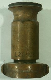 132- Vintage Elkhart Brass L205DS Fire Hose Nozzle