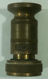 136- Vintage Allen Co 592 Fire Hose Nozzle