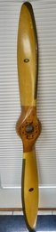 151- LAIDLAW LUMBER CO. TORONTO WW2 GIPSY MAJOR TRAINER PROPELLER 77' T- NOT SHIPPABLE BY ME