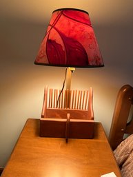 Cranberry Rake Basket Lamp - BL47