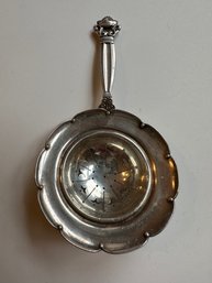 Georg Jensen 1940s Sterling Tea Strainer - S1