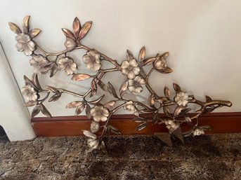 Twice Oriental Molded Plastic Golden Cherry  Wall Decor - BL58